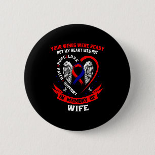 Verlust des Ehepartners Chd-Bewusstseinsmonat Herz Button