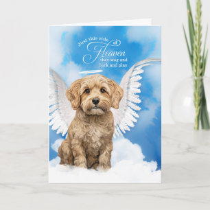 Verlust des Hundes Cockapoo Beileid Karte