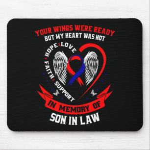 Verlust des Schwiegersohns CHD-Bewusstseinsmonat H Mousepad