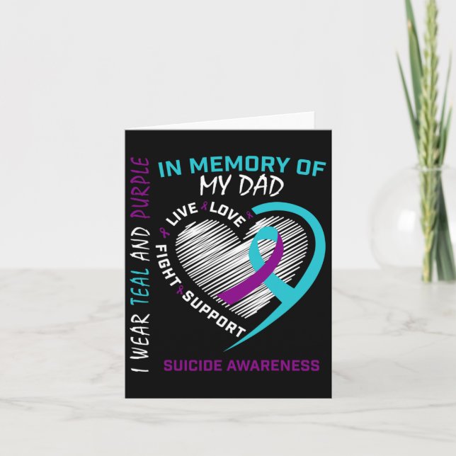 Verlust des Vaters im Gedächtnis meines Vaters Sel Karte (Vorderseite)