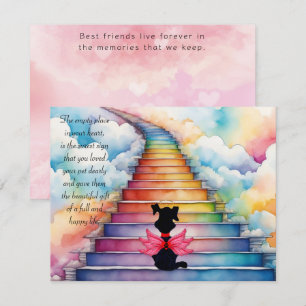 Verlust einer Begrüßungskarte des Beileids eines B Dankeskarte