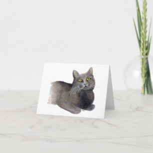 Verlust einer Cat Sympathy Card Karte