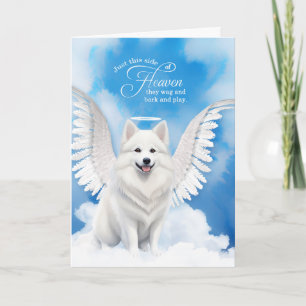 Verlust eines amerikanischen Eskimo Angel Pet Beil Karte