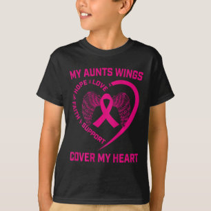 Verlust eines geliebten Tante Brustkrebs Bewusstse T-Shirt