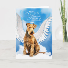 Verlust eines Lakeland Terrier Dog Pet Beileids Karte