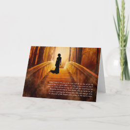 Verlust eines PartnerBeileids Golden Bridge FEMALE Karte