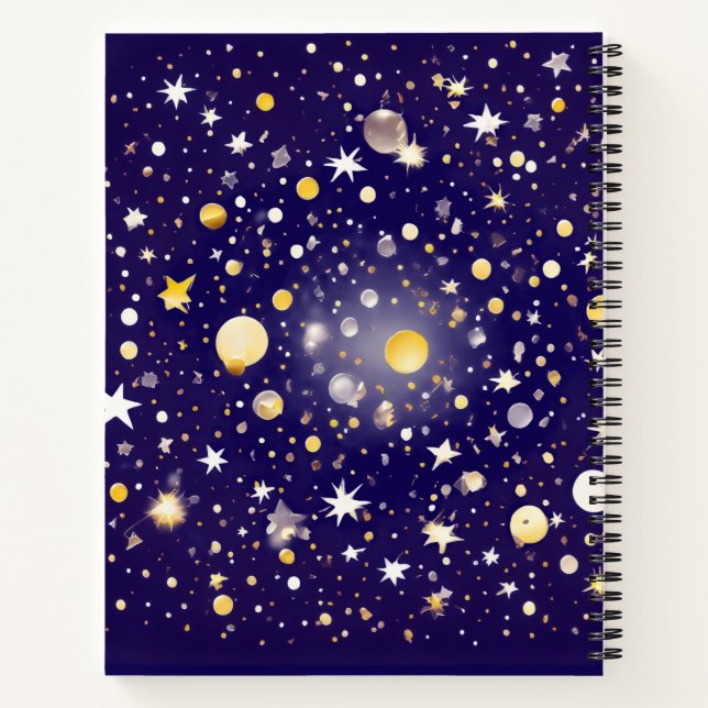 Verlust in der Galaxie Notizbuch (Rückseite)