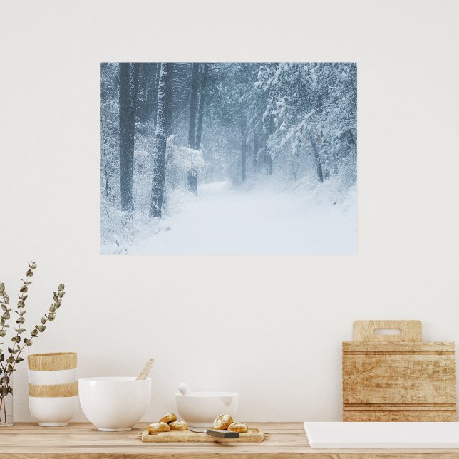 Verlust in einem magischen Wald Poster (Küche)