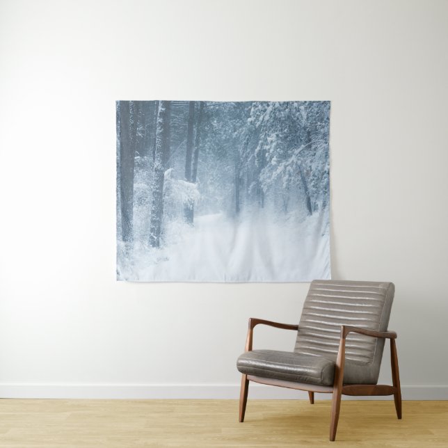 Verlust in einem magischen Wald Wandteppich (Beispiel (Horizontal))