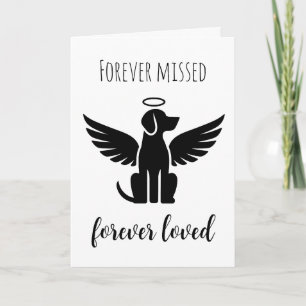 Verlust von Beileid-Karten für Haustiere Karte