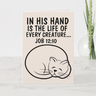 VERLUST VON CAT-BEILEID VERDOLENZT PET-KARTEN KARTE