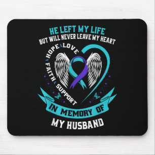 Verlust zum Gedenken an meinen Mann Selbstmordbewu Mousepad