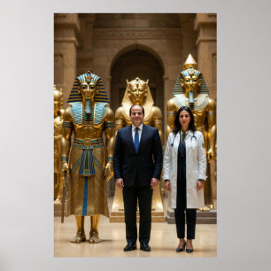 Vermächtnis Ägyptens  Präsident El-Sisi heißt die  Poster