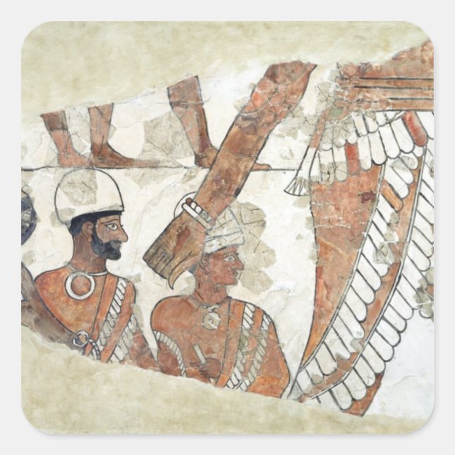 Vermächtnis des Königs durch die Göttin Ishtar Quadratischer Aufkleber (Vorderseite)