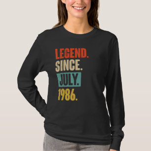 Vermächtnis seit Juli 1986 36 Jahre 36 Geburtstag T-Shirt