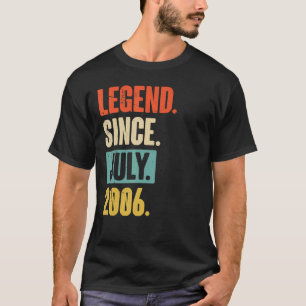 Vermächtnis seit Juli 2006 16 Jahre alt 16. Geburt T-Shirt