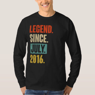 Vermächtnis seit Juli 2016 6 Jahre 6. Geburtstag T-Shirt