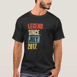 Vermächtnis seit Juli 2017 5 Jahre alt 5. Geburtst T-Shirt