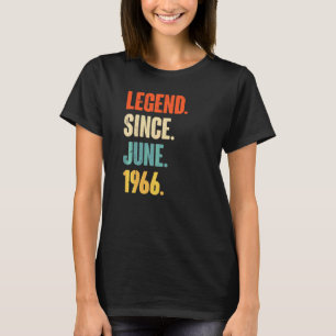 Vermächtnis seit Juni 1966 56 Jahre alt 56. Geburt T-Shirt