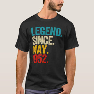 Vermächtnis seit Mai 1952 70 Jahre alt 70. Geburts T-Shirt