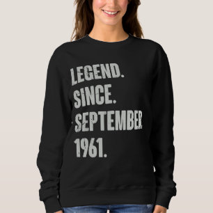 Vermächtnis seit September 1961 61 Jahre 61. Bir Sweatshirt