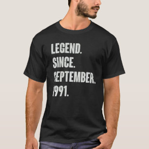 Vermächtnis seit September 1991 31 Jahre alt 31. G T-Shirt