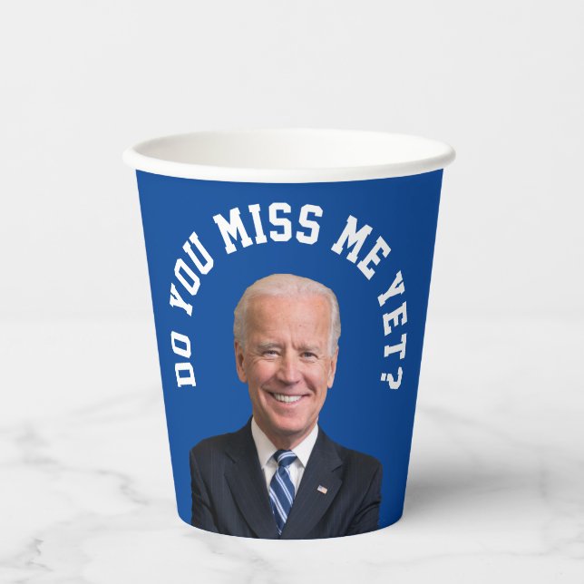 Vermagst du Joe Biden noch? Pappbecher (Vorderseite)