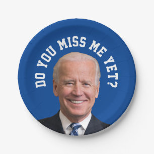 Vermagst du Joe Biden noch? Pappteller