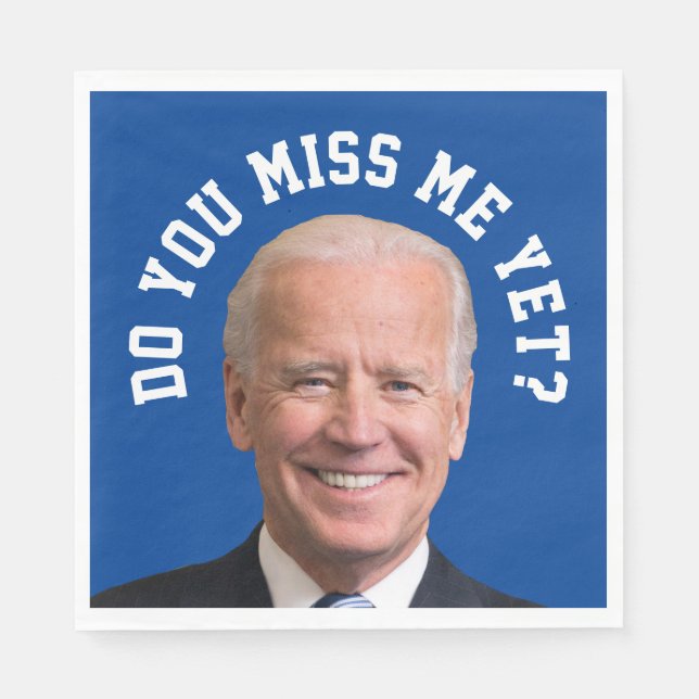 Vermagst du Joe Biden noch? Serviette (Vorderseite)