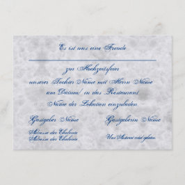 Vermählung Einladung zur Hochzeit Bekanntgabe