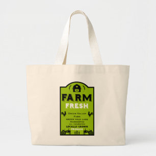 Vermarktung lokaler landwirtschaftlicher Produkte Jumbo Stoffbeutel