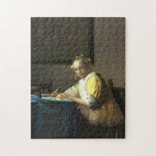 Vermeer A Lady schreibt einen Brief Puzzle
