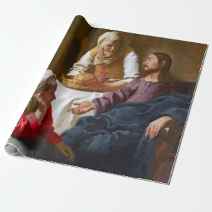 Vermeer - Christus im Haus von Martha und Maria Geschenkpapier