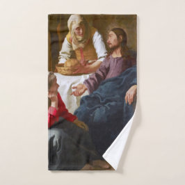 Vermeer - Christus im Haus von Martha und Maria Handtuch