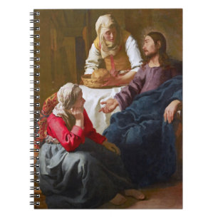 Vermeer - Christus im Haus von Martha und Maria Notizblock