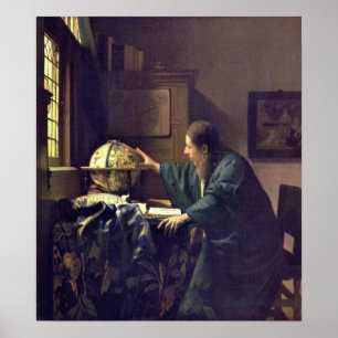 Vermeer - Der Astronom 1668 (BESCHREIBUNG LESEN!) Poster