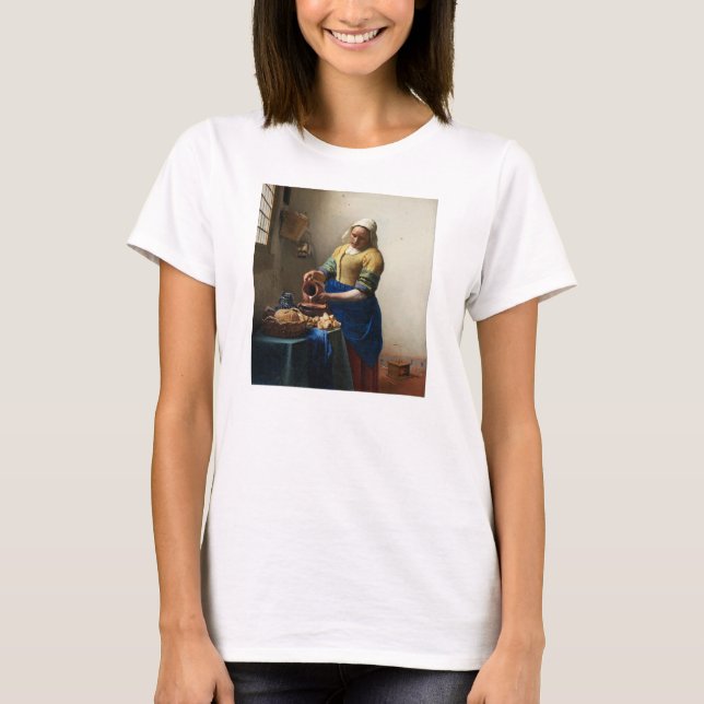 Vermeer der Milkmaid-T - Shirt (Vorderseite)
