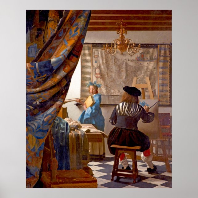 Vermeer - Die Kunst des Malens Poster (Vorne)