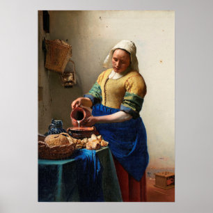 Vermeer - Die Milchmädchen Poster