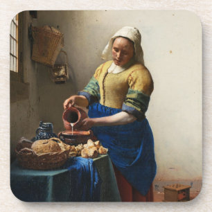 Vermeer Die Milchmädchen-Untersetzer Getränkeuntersetzer