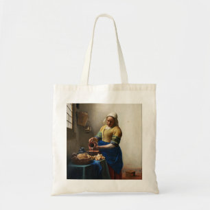 Vermeer die Milkmaid-Taschen-Tasche Tragetasche