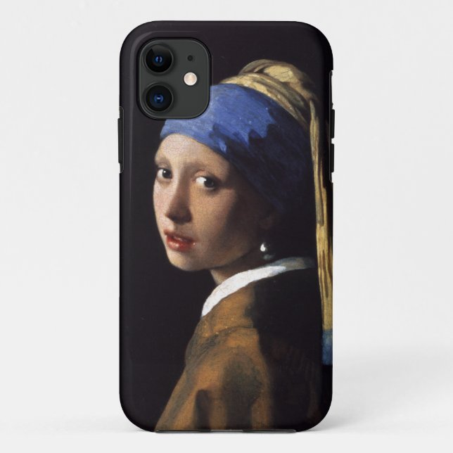 Vermeer Girl Pearl Earring Masterpiece Malerei Case-Mate iPhone Hülle (Rückseite)