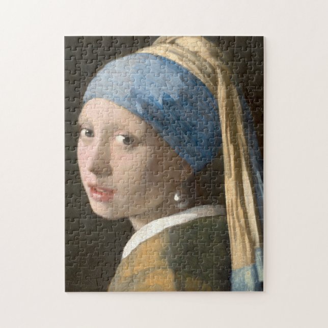 Vermeer, Girl with a Pearl Earring - Fine Art Puzzle (Vertikal)