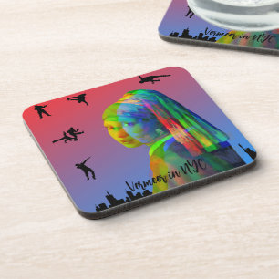 Vermeer in NYC Getränkeuntersetzer