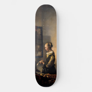 Vermeer - Mädchen beim Lesen eines Briefes am offe Skateboard