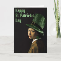 Vermeer Perlenohrring Kleeblatt St. Patricks Tag