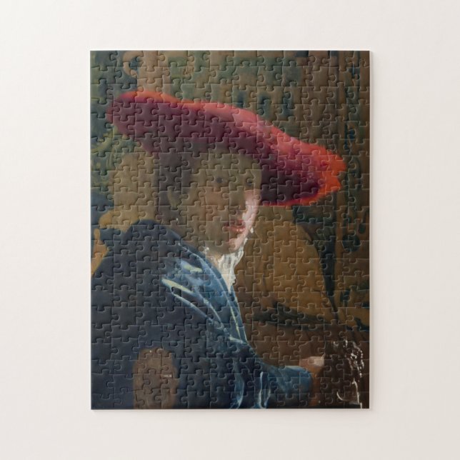 Vermeer Red Hat Puzzle (Vertikal)