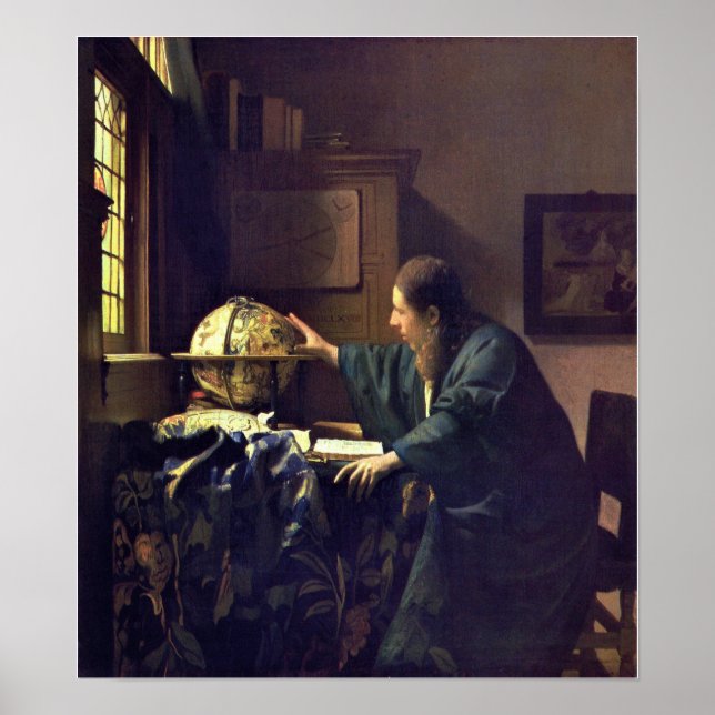 Vermeer - The Astronomer 1668 (HQ) Poster (Vorne)