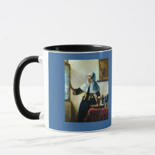 Vermeers Junge Frau mit einem Wasserkrug ca. 1665 Tasse