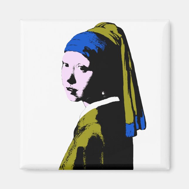 Vermeer's Pearl Earring ala Magnet (Vorne)